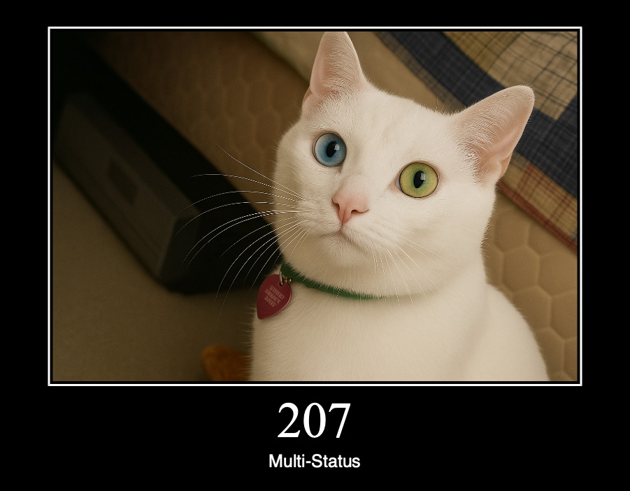 HTTP статус 207 — многостатусный