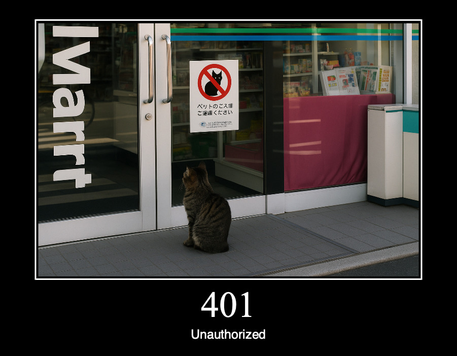 HTTP статус 401 — не авторизован