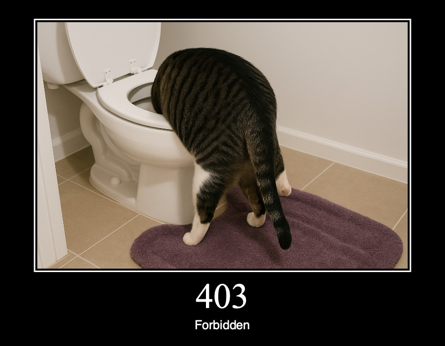 HTTP статус 403 — запрещено (не уполномочен)