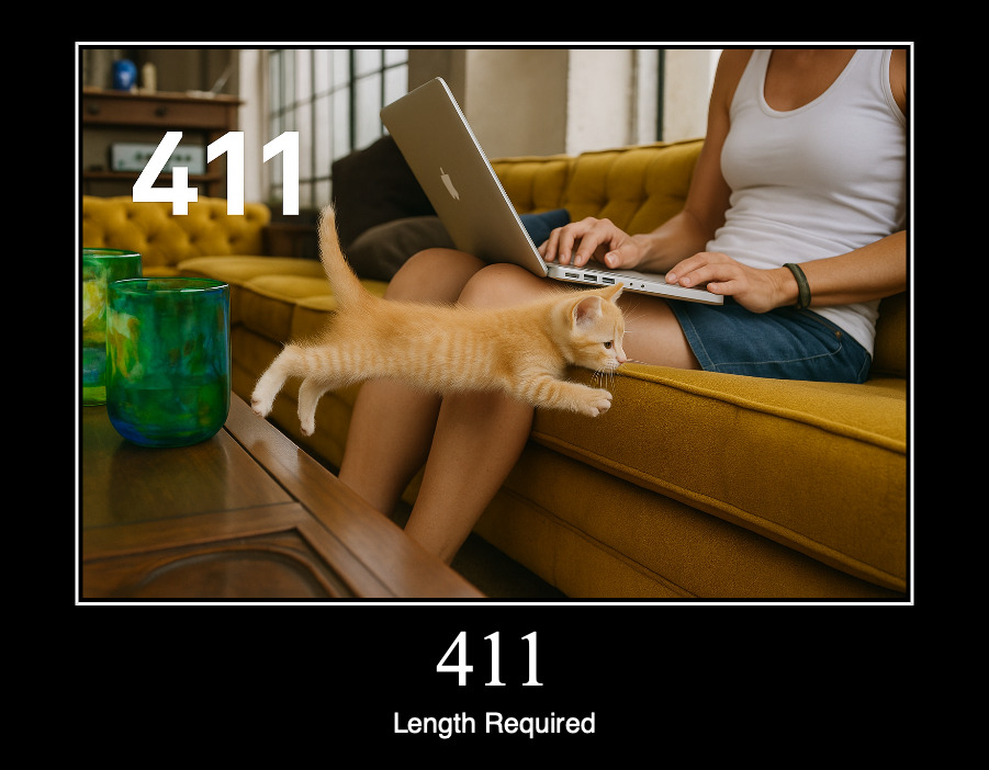 HTTP статус 411 — необходима длина