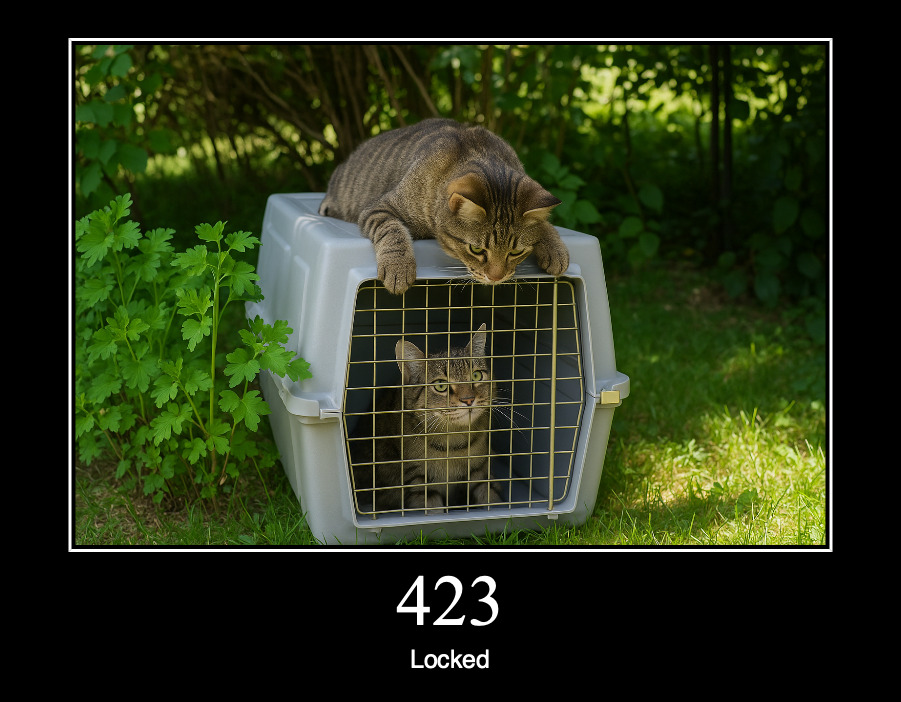 HTTP статус 423 — заблокировано