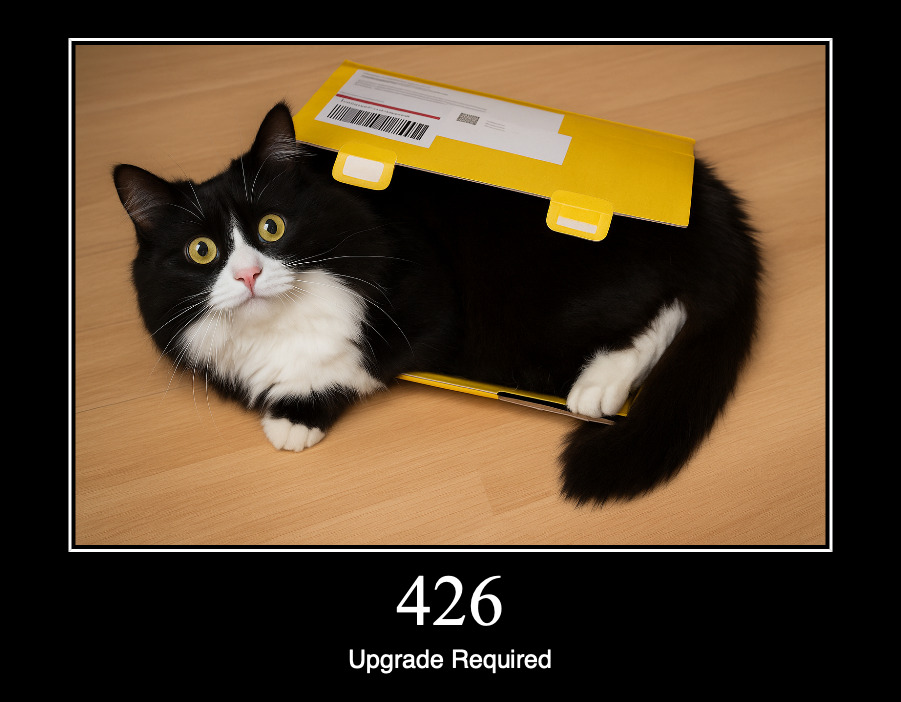 HTTP статус 426 — необходимо обновление