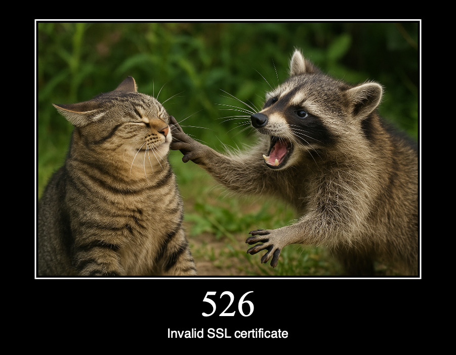HTTP статус 526 — недействительный ssl-сертификат
