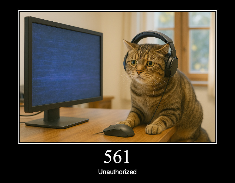 HTTP статус 561 — неавторизованный